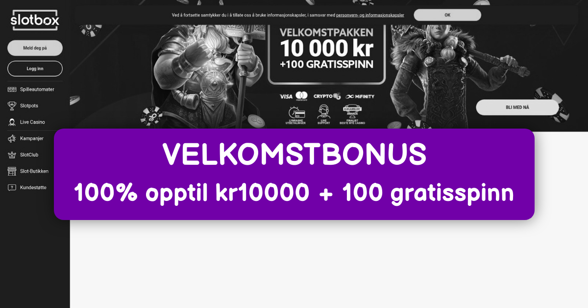 Slotbox Casino - Beste Online Slots i Norge